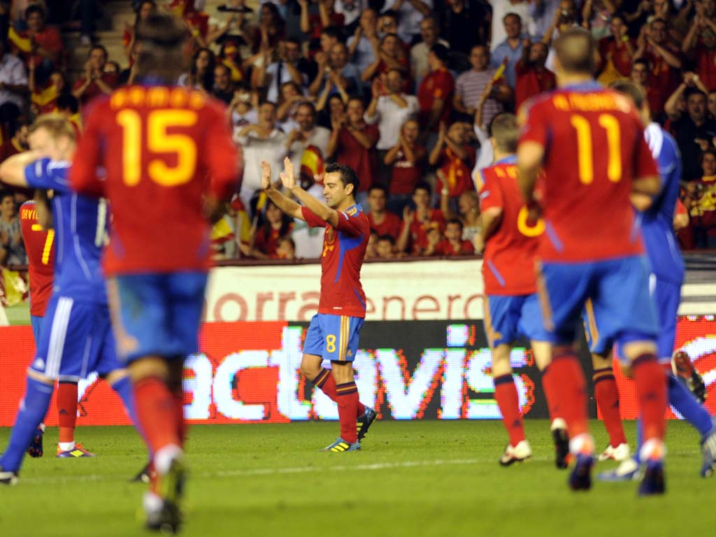 Spain star player Xavi