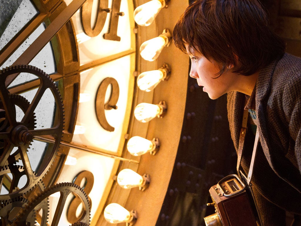 Enough said: Asa Butterfield plays an orphan waif in Thirties Paris in this flawed homage to the silent era