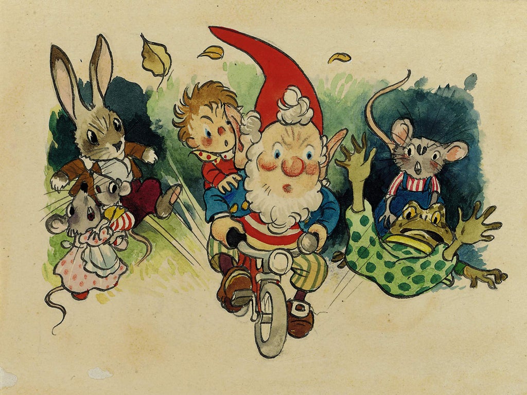 Illustration of Noddy and Big Ears by Harmsen van der Beek (Sotheby's London)