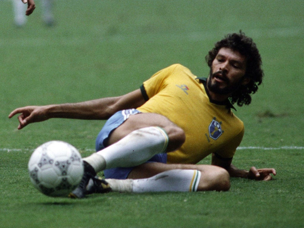 Socrates pictured in 1986