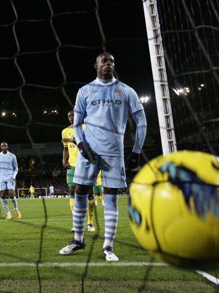 Mario Balotelli enjoys his cocky finish
