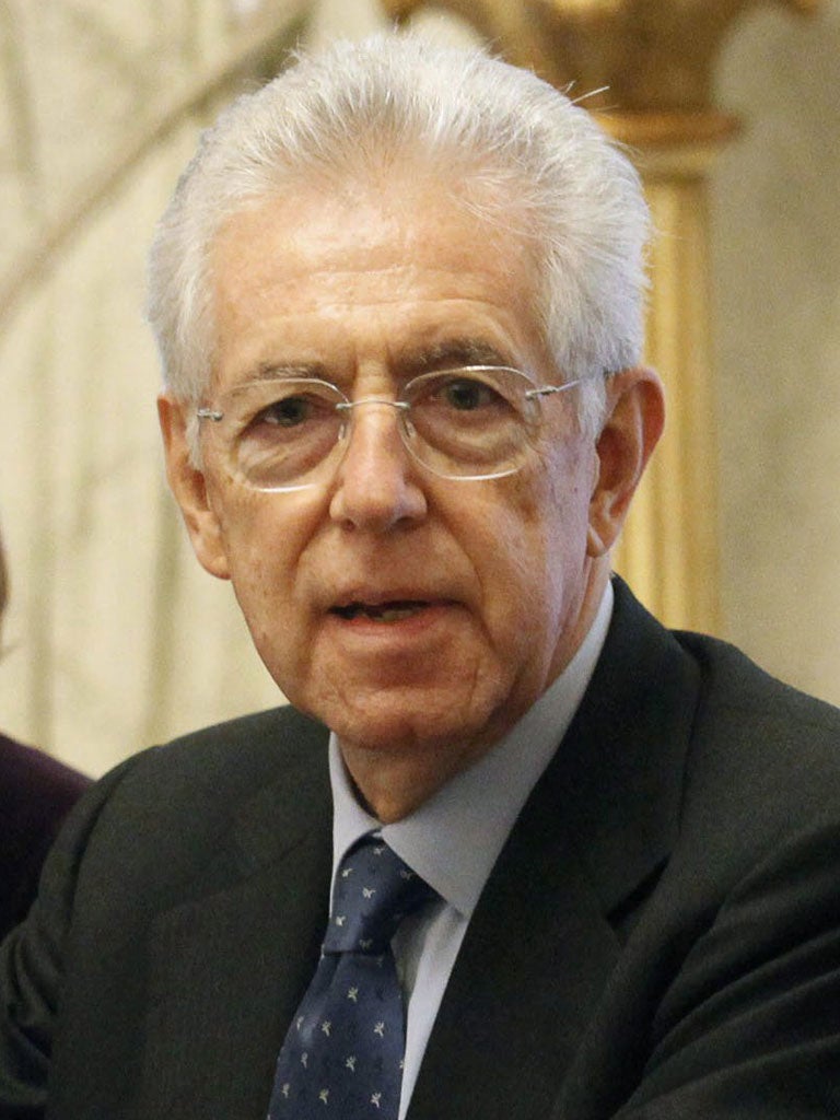 Italian Premier Mario Monti