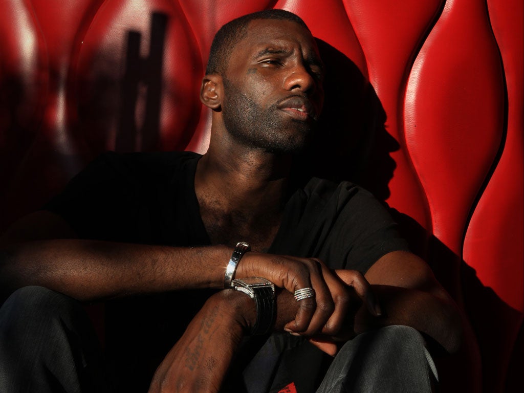 Grime pays: Jermaine Scott, aka Wretch 32, backstage at Koko in Camden