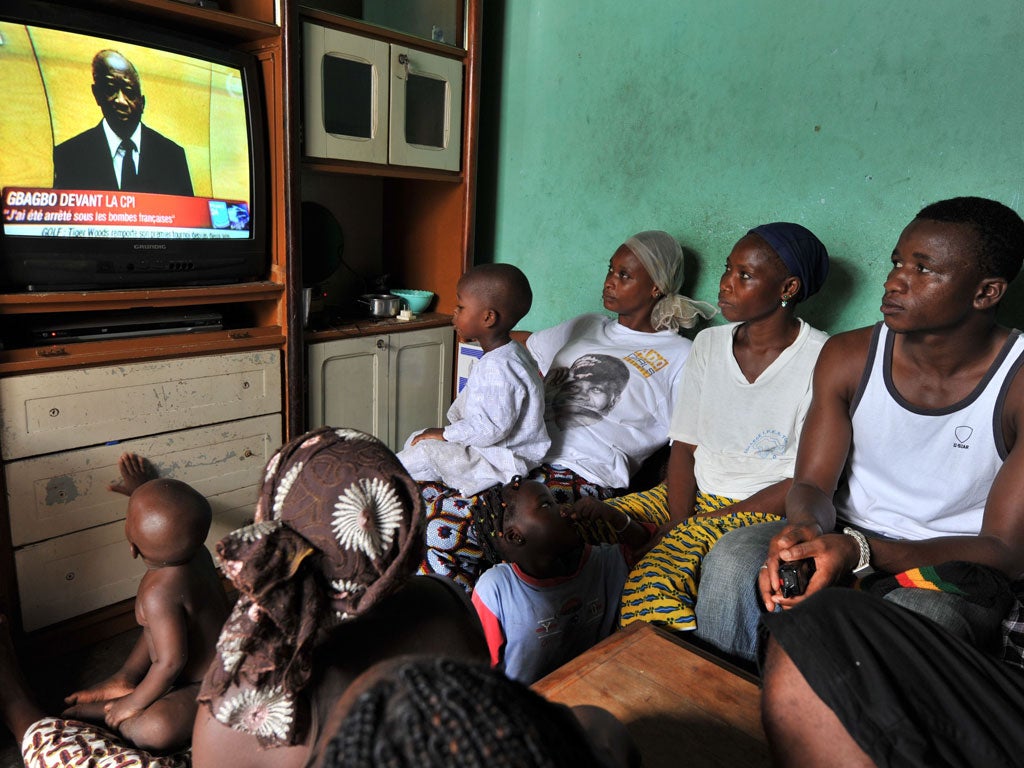 The Dosso family, who's grandmother and five brothers were killed by pro-Gbagbo millitiamen