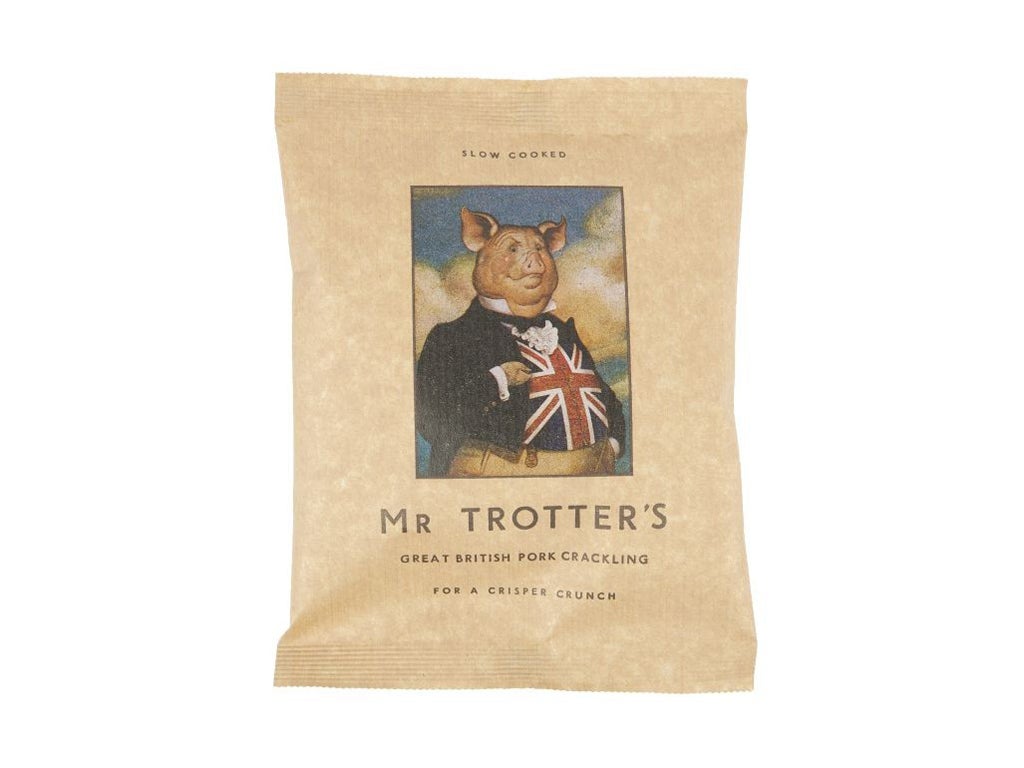 Mr Trotter's crackling. £1.89, selfridges.com