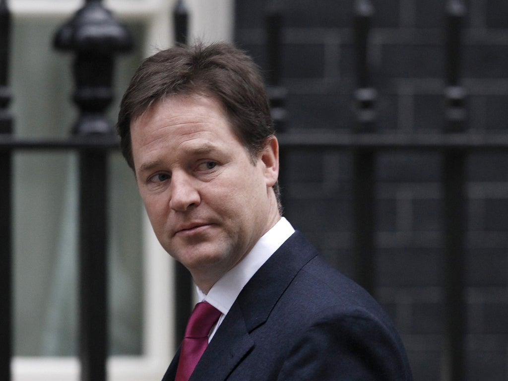 Nick Clegg faces a difficult task to placate a party angered by the Prime Minister's performance at the summit in Brussels