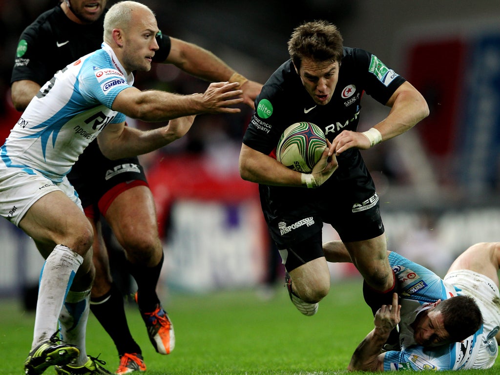 Chris Wyles takes on the Ospreys