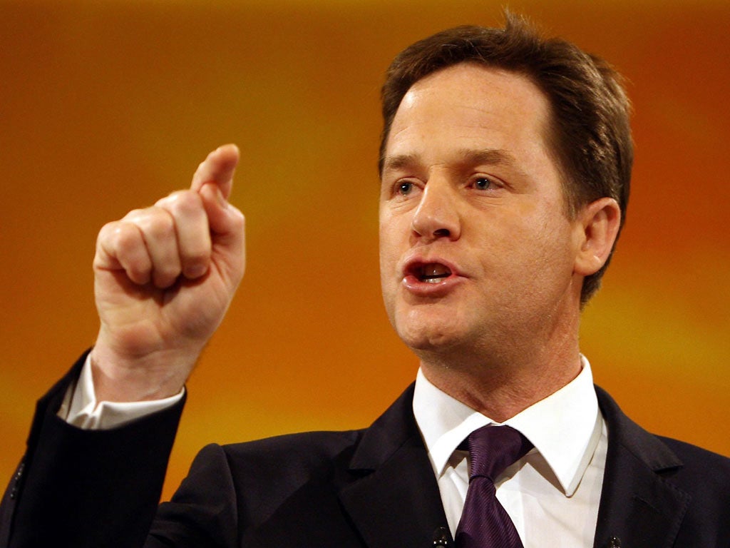 Nick Clegg is demanding a 'tax the rich' Budget in March