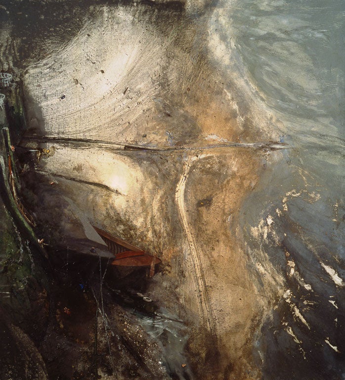 The Thames at Low Tide, by Michael Andrews