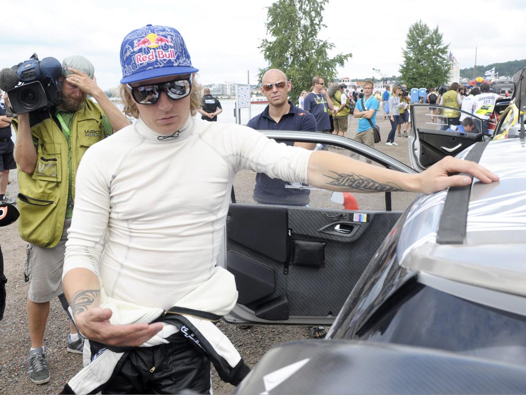 Kimi Raikkonen returns to F1 after a spell in rally driving