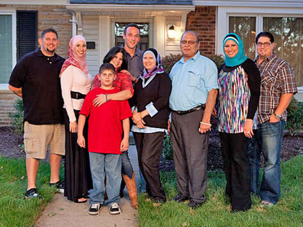 The Amen family from the 'All-American Muslim' reality television show from which Lowe's pulled its advertising on the advice of a fringe group