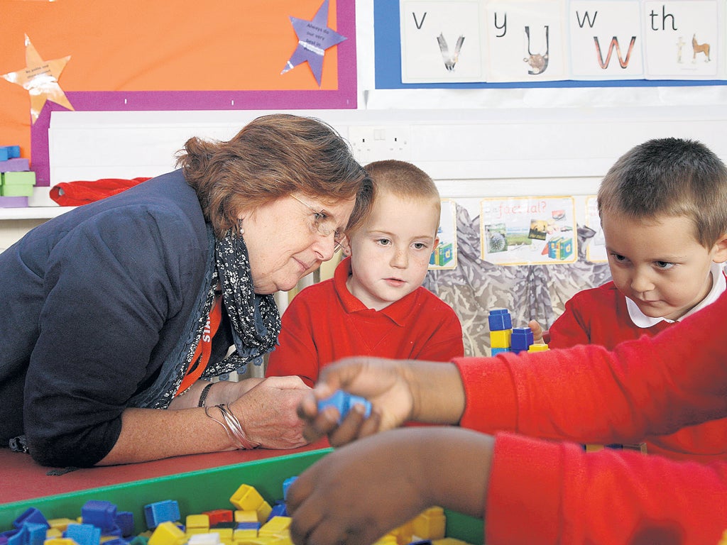 Top marks: Rose Hill's headteacher Sue Mortimer has been
praised by Ofsted for her vision and drive
