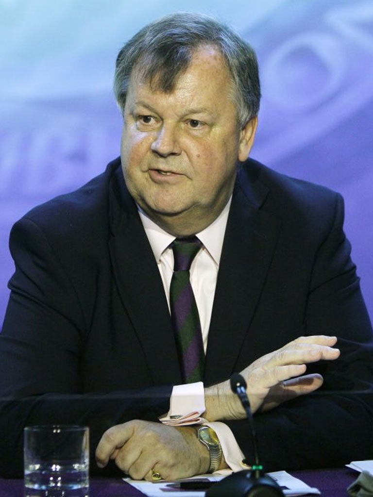 Ian Ritchie, who was yesterday named the new RFU chief executive