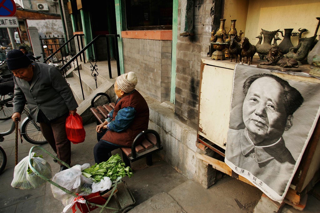 Local residents in a Beijing hutong