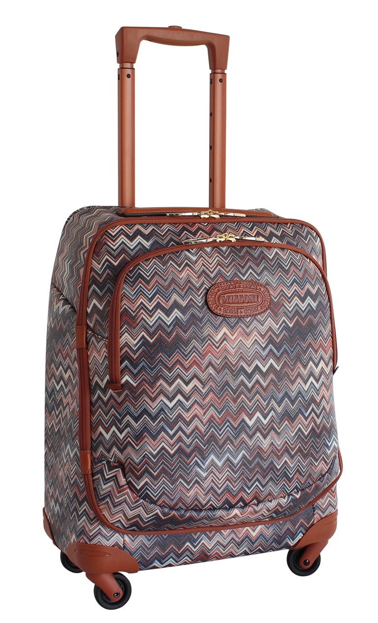<p>The case: Bric’s new luggage range, designed by Missoni, has a trolley bag, holdall, wash bags and laptop case all in the signature zigzag patterns. From £80.</p><p>Go to style-passport.com</p>