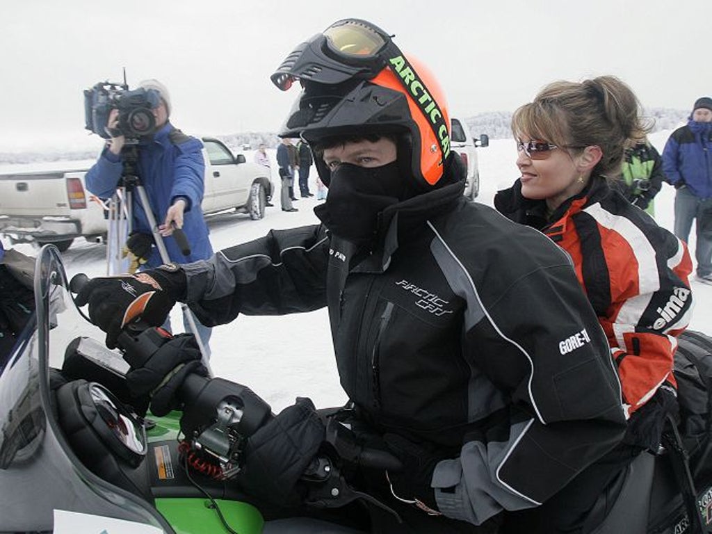 <p>Palin's show was to focus on husband</p><p>Todd's snowmobile racing</p>