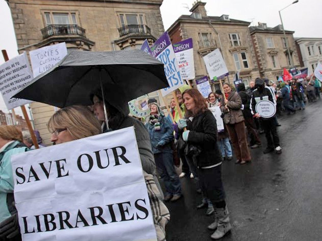 <p>Library closures</p>