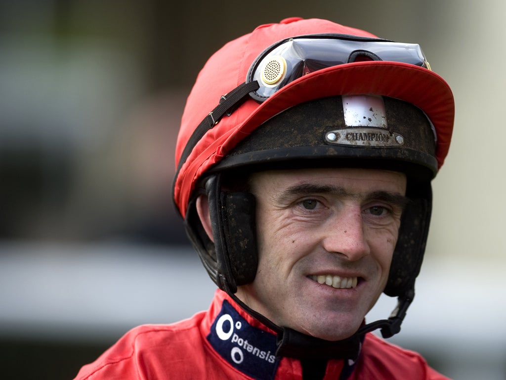 Ruby Walsh rode Boston Bob to victory yesterday