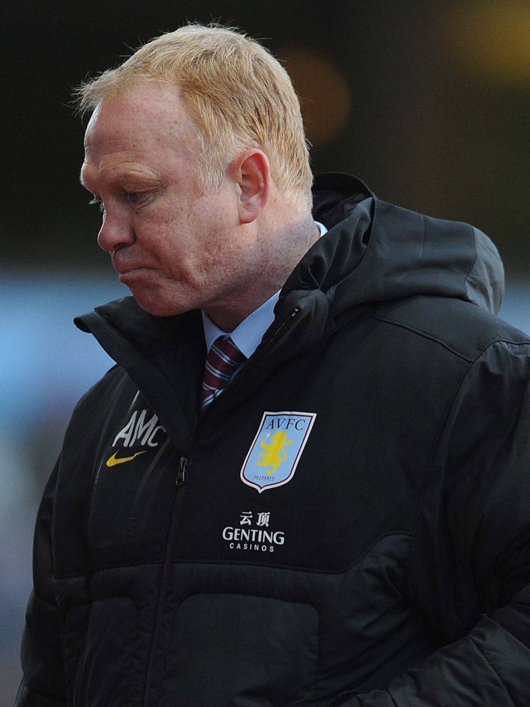 Alex McLeish was not a popular choice as Gérard Houllier’s successor