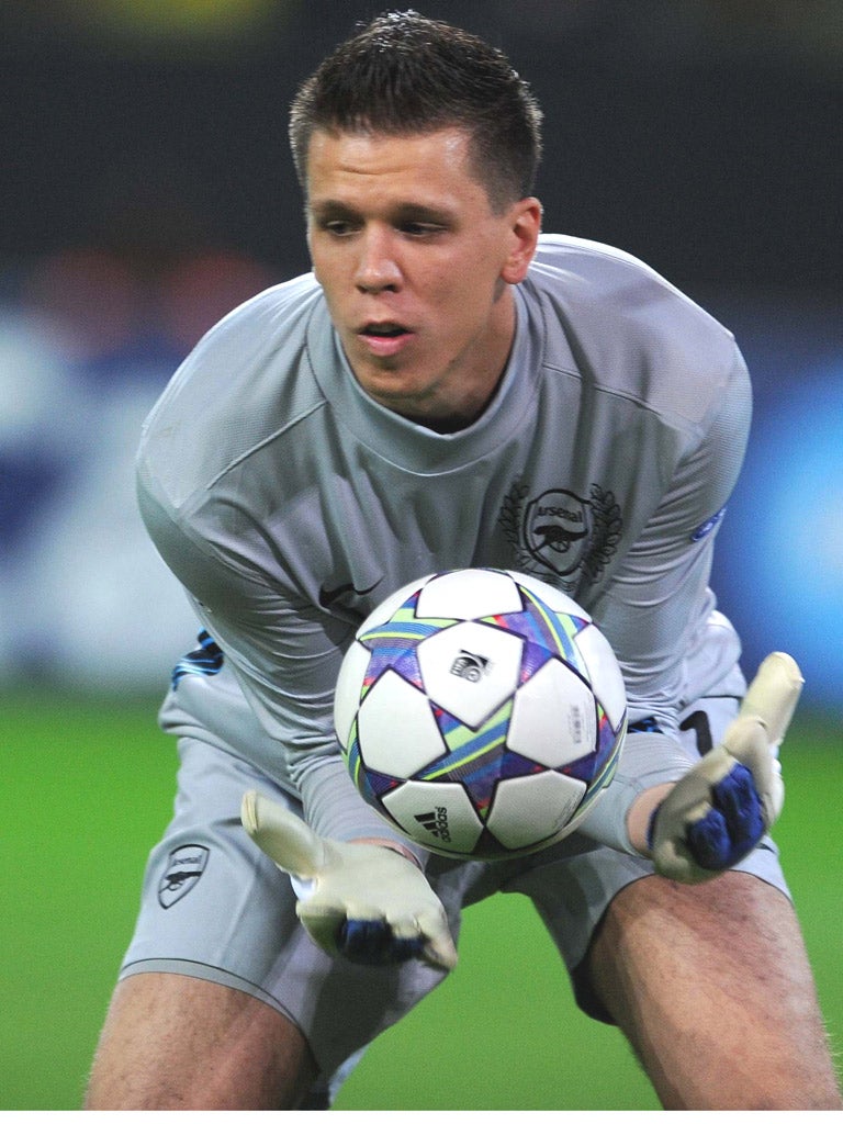 ‘We don’t want to finish below Tottenham – that is my main target,’ says Wojciech Szczesny, Arsenal goalkeeper