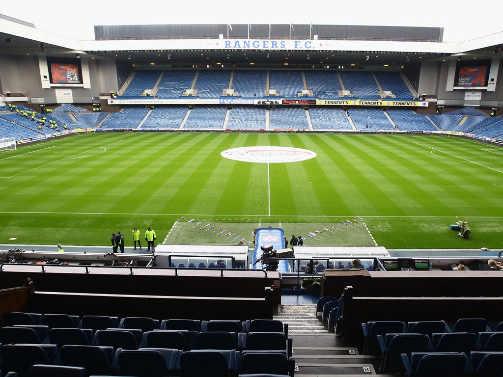 Chief operating officer Ali Russell told the Rangers' official website: 'The fans have intimated for some time their desire for a standing area within Ibrox and following the feedback we have had from fans' groups it is only right as a response that we ar