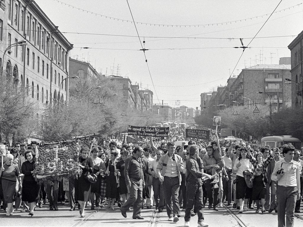 Remembrance: Armenians annually commemorate the 1915 genocide