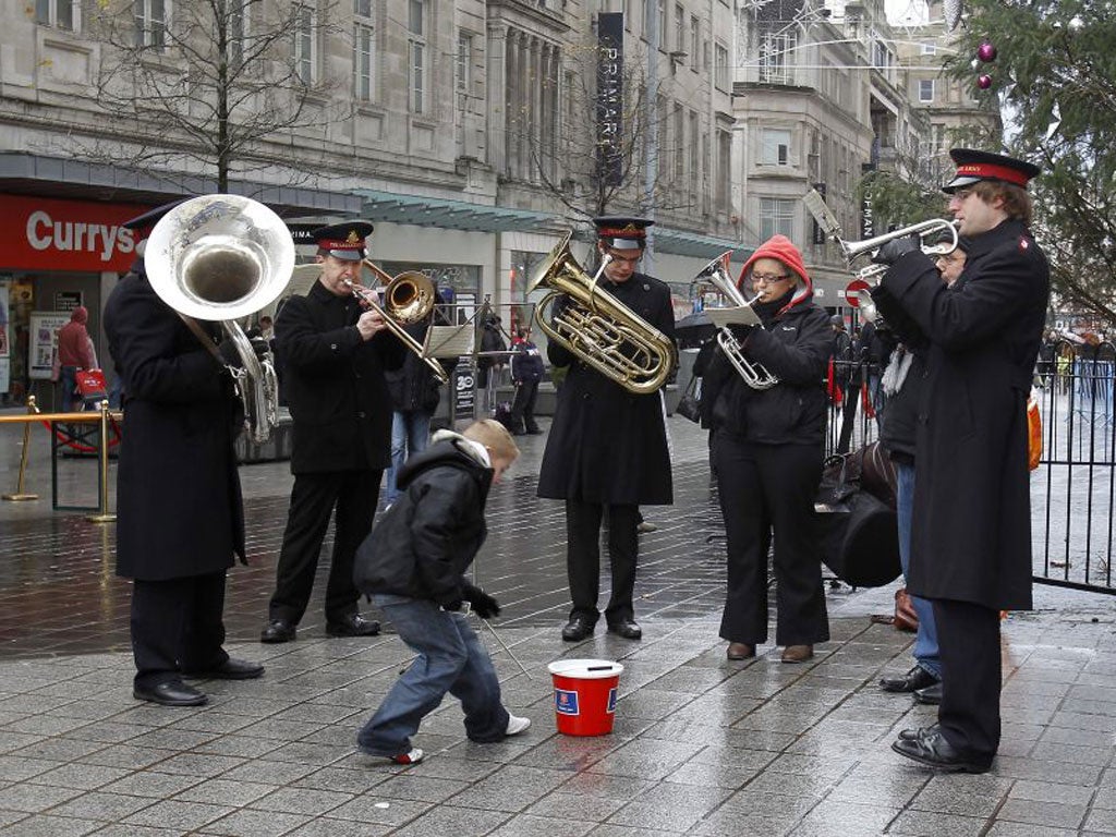 The Salvation Army is among charities likely to be busy over the next couple of months