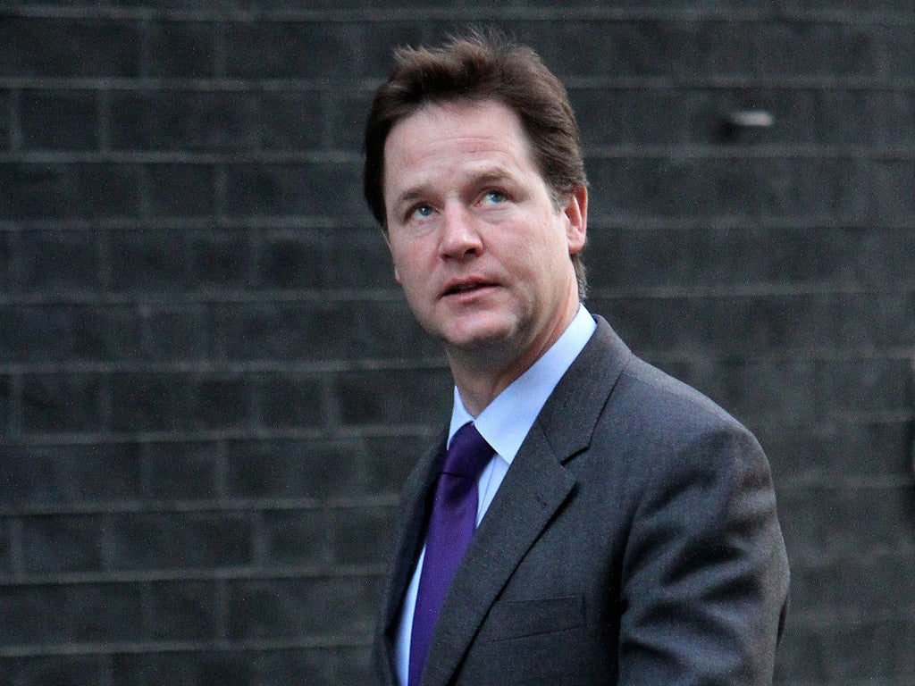 Deputy Prime Minister Nick Clegg