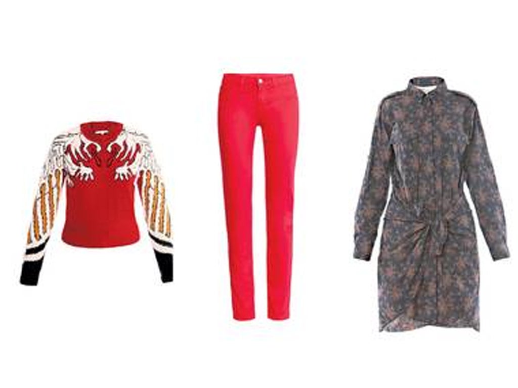 Carven rampant lion knit