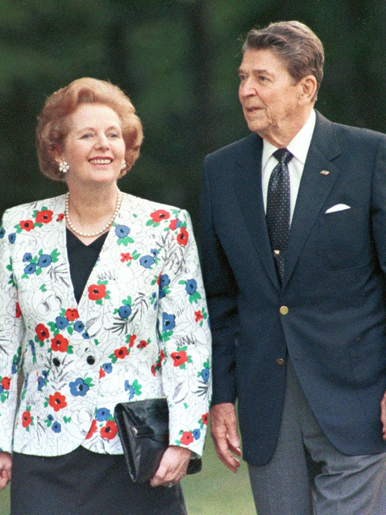 Margaret Thatcher and Ronald Reagan are preferred politicians by Tories