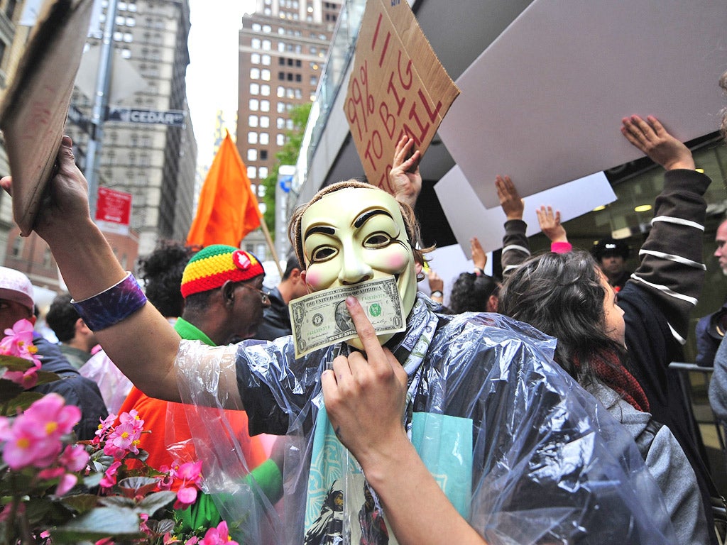 Protesters in Wall Street: Financiers have cut jobs, but not because of their unpopularity among ordinary Americans