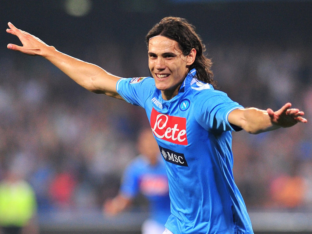 Both Manchester City and Chelsea have been linked with Napoli's Edinson Cavani