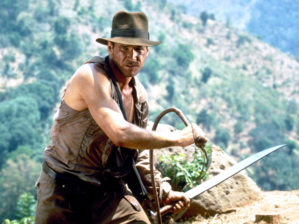 Harrison Ford in Indiana Jones and The Temple of Doom