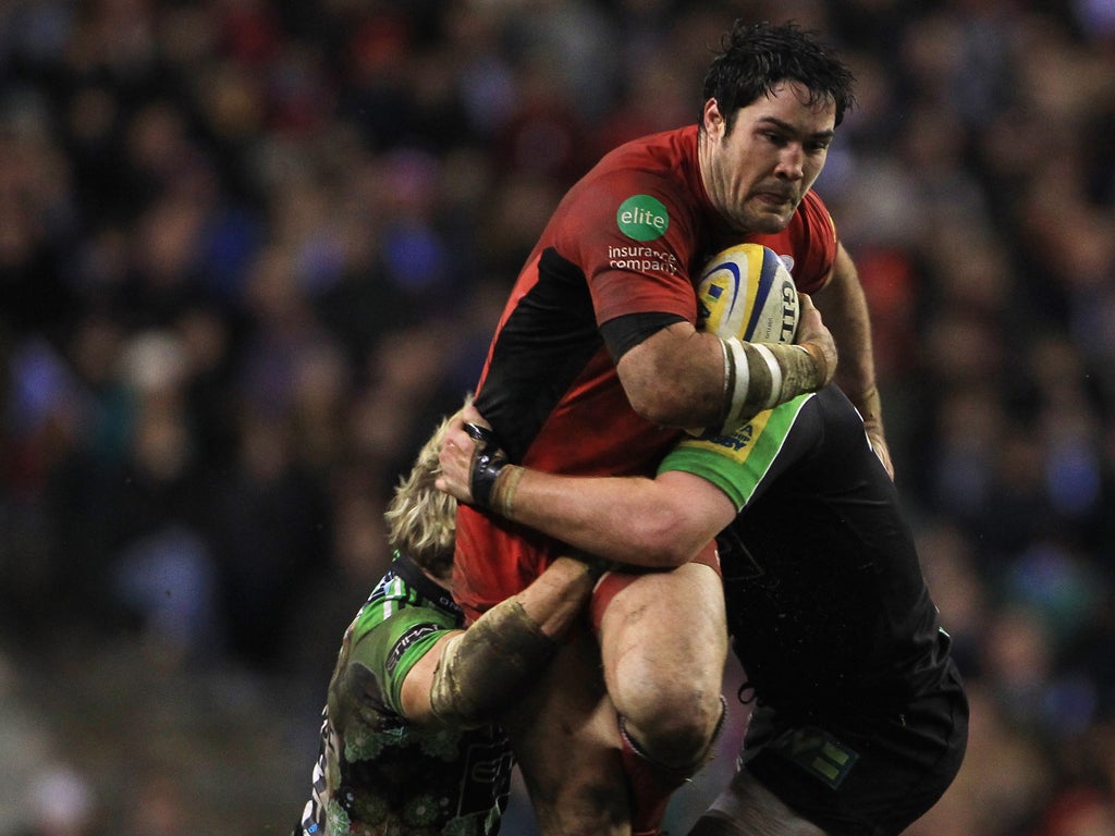 Brad Barritt goes on the charge at Twickenham: 'I like to think I'd be adaptable to what any coach wants'