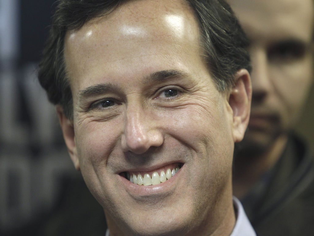 RICK SANTORUM: The former senator from Pennsylvania
has staged a late surge