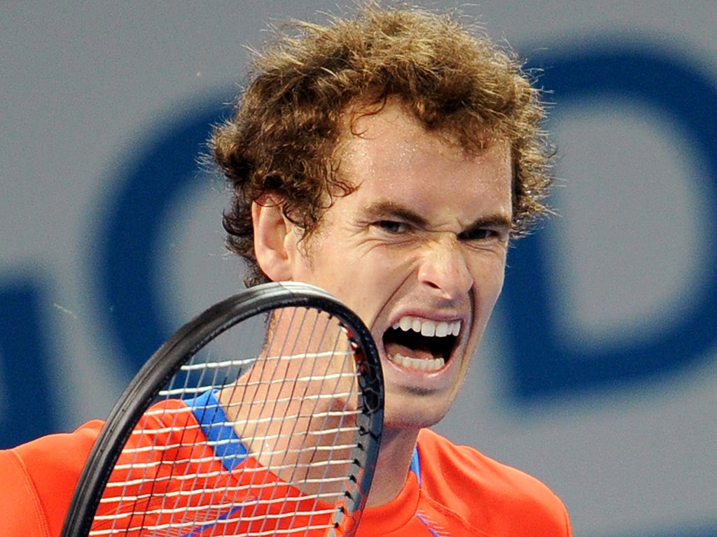 Andy Murray almost suffered an embarrassing start to 2012