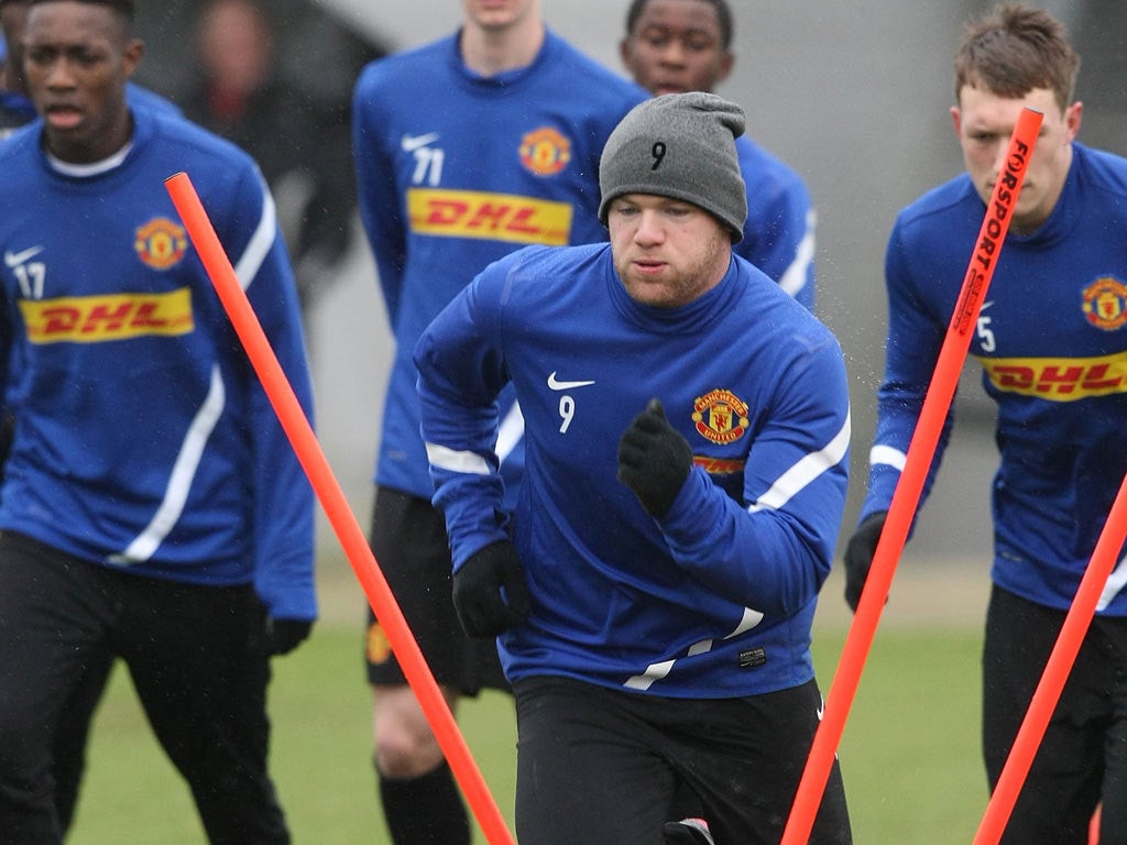 Wayne Rooney was deemed unable to train