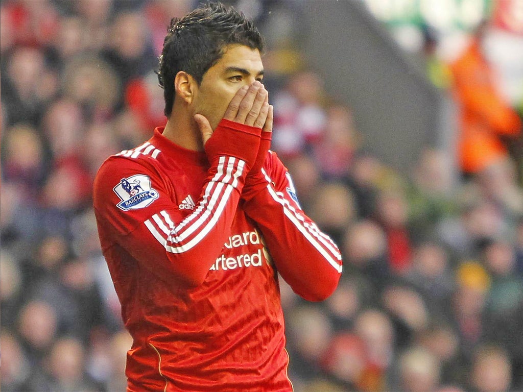 Luis Suarez showed no sign of contrition last night