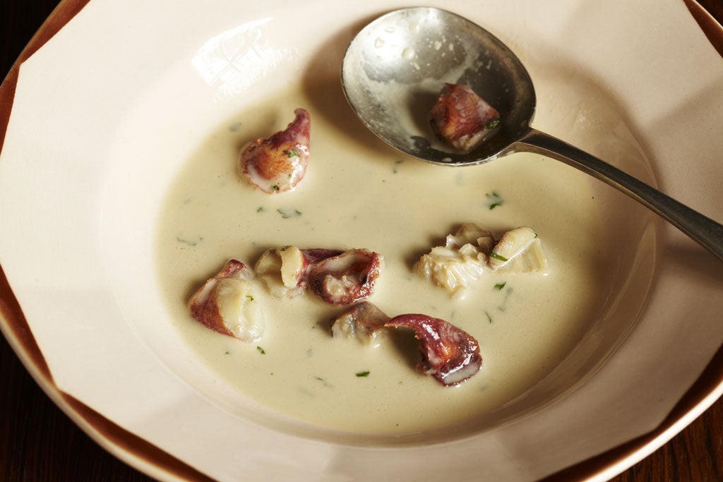 Mark Hix's crayfish soup