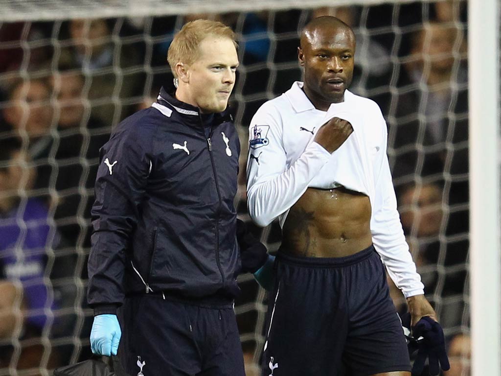 William Gallas has joined the Tottenham injury list