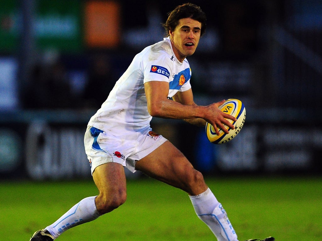 Exeter Argentinian fly-half Ignacio Mieres kicked 11 points