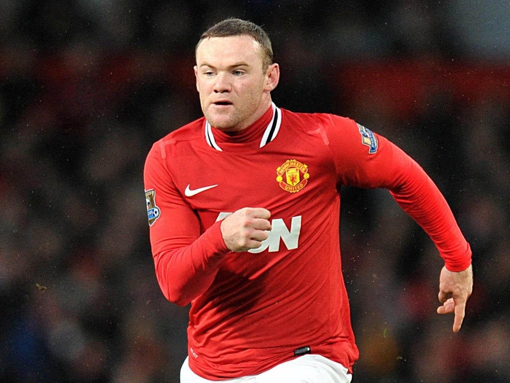 On his way? Wayne Rooney is due to start at City today