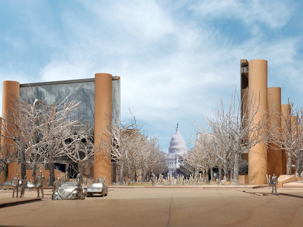 The planned Eisenhower memorial