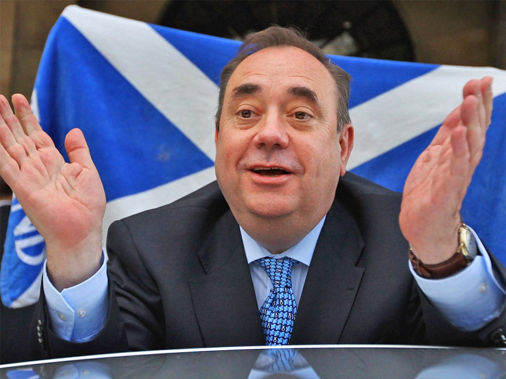 Alex Salmond insisted he will stick to his plan and put the independence question to a ballot in autumn 2014