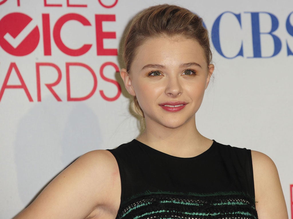 14-year-old Kick Ass star Chloë Grace Moretz won the award for favourite movie star under 25.