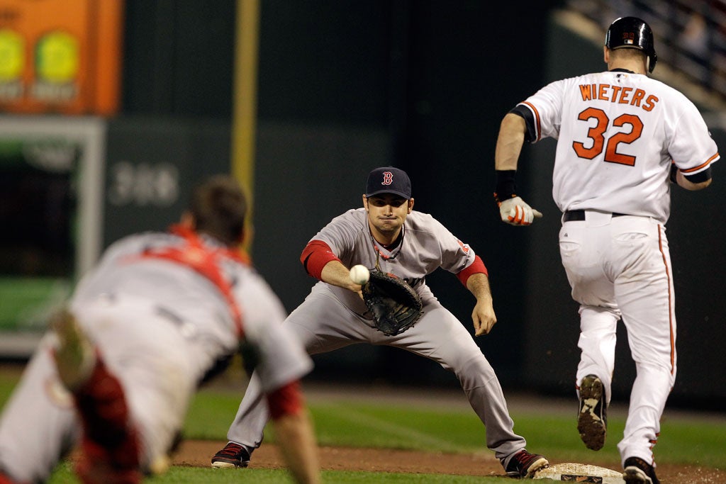 The 'Moby-Dick' of baseball? A match at Oriole Park, in Baltimore, Maryland