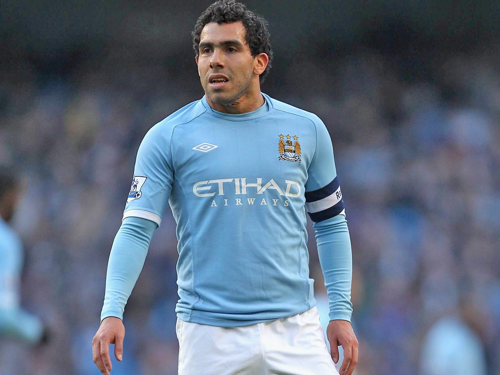 The Internazionale president, Massimo Moratti, signalled
defeat in his club’s bid to sign Tevez