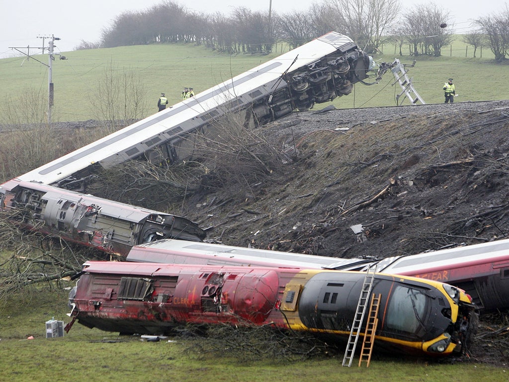 Margaret Masson was killed when all eight carriages of the London-to-Glasgow train derailed