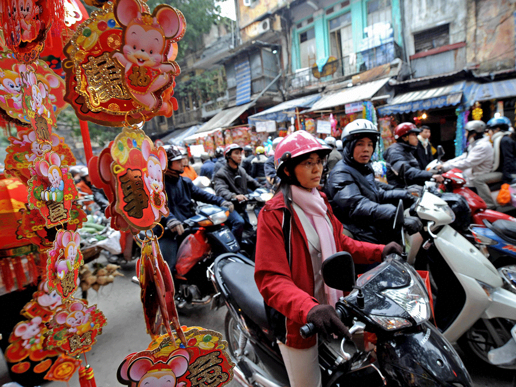 Rush hour in Hanoi