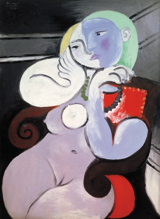 Nude Woman in a Red Armchair, by Picasso